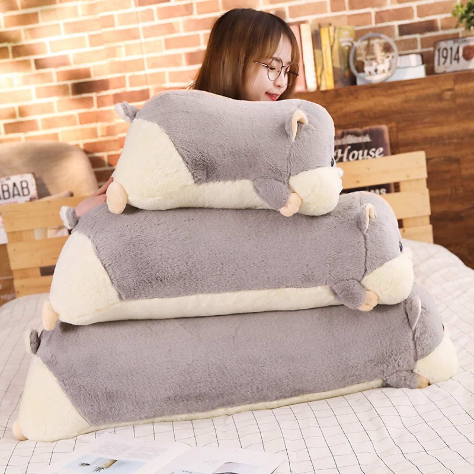 plush long pillow