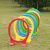 The kindergarten toy and the training equipment and plastic hurdle game children’s outdoor sports circle holes