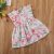 Toddler Kid Baby Girl Clothes Sleeveless Floral Printed Ruffle Dress